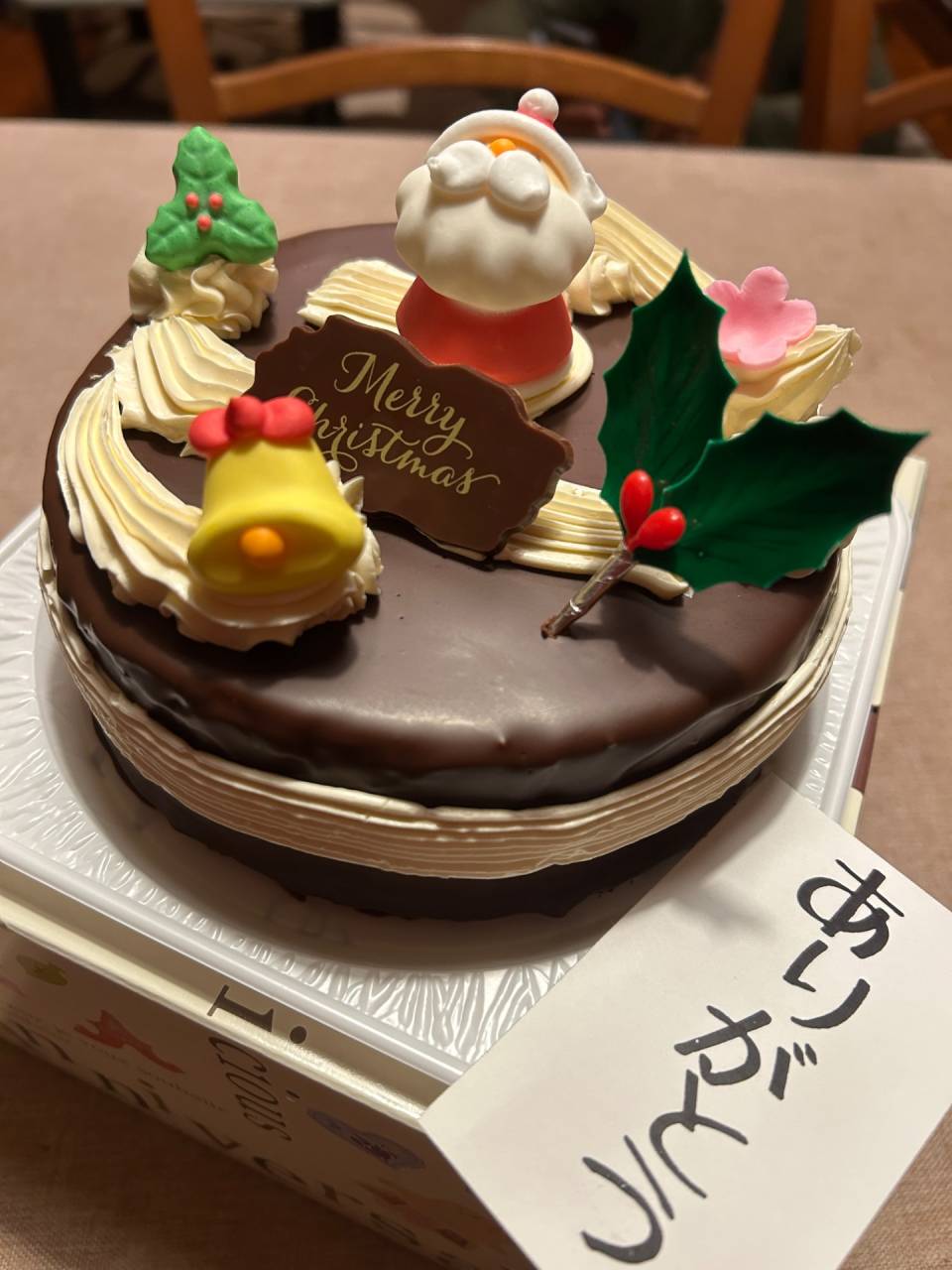 最後の クリスマスケーキ🎂 〜ノンノさん48年間 ご活躍さまでした🍀